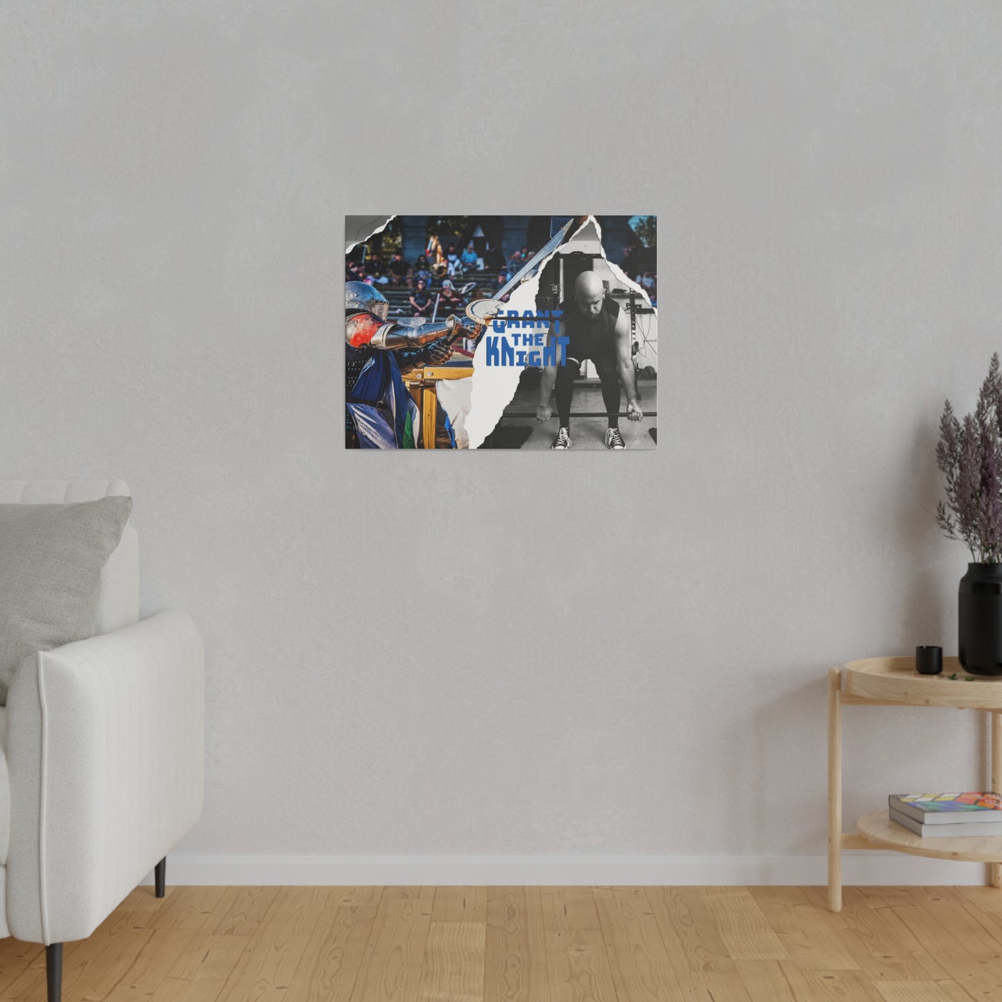 Grant the Knight Banner Canvas