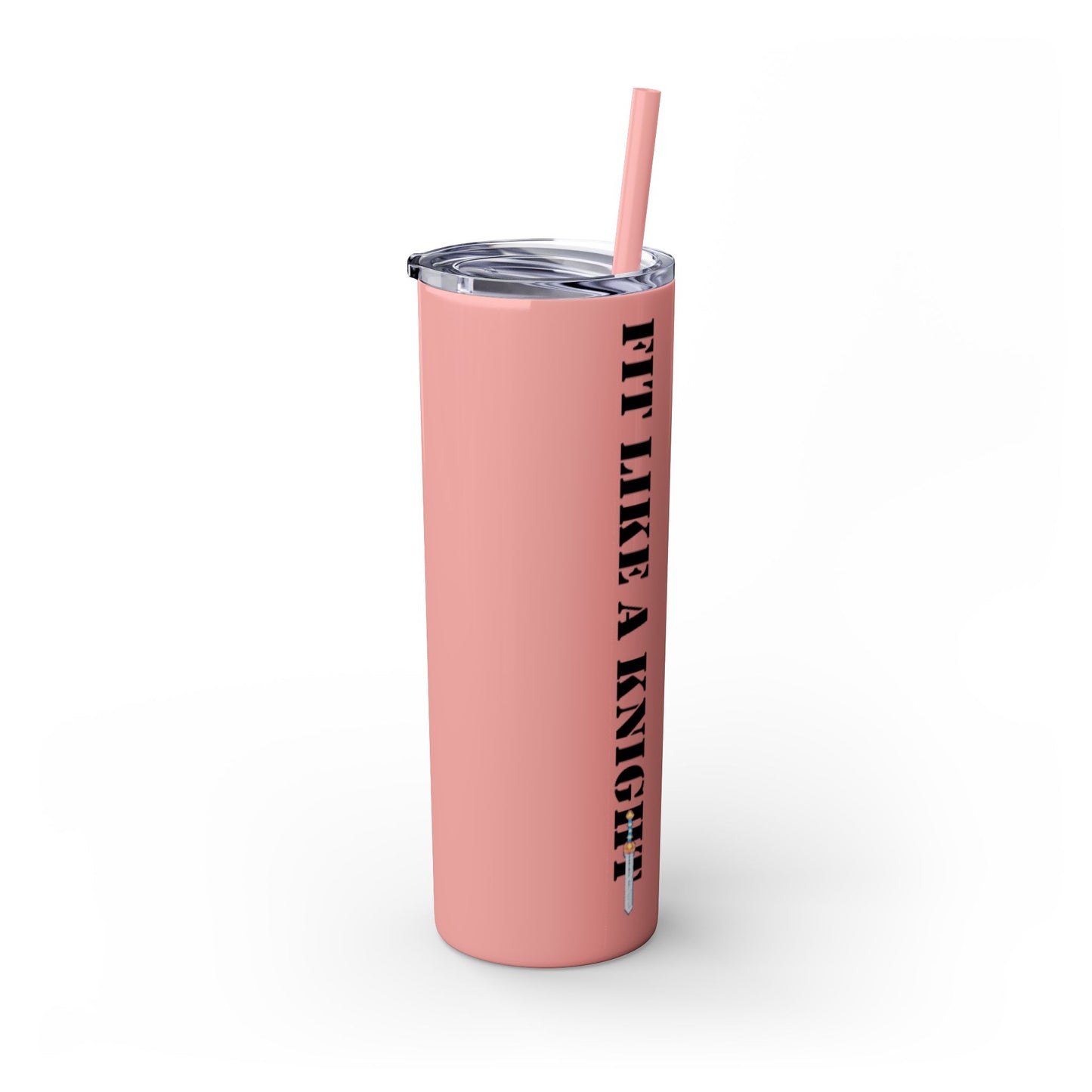 Fit Like a Knight Tumbler with Straw, 20oz