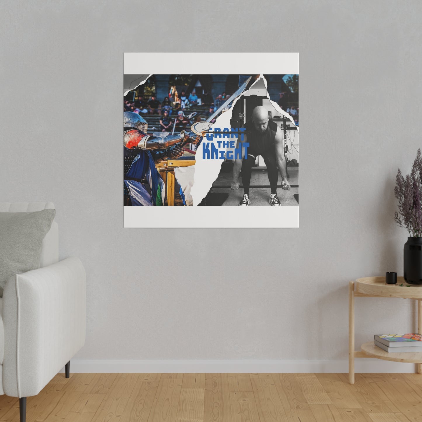 Grant the Knight Banner Canvas