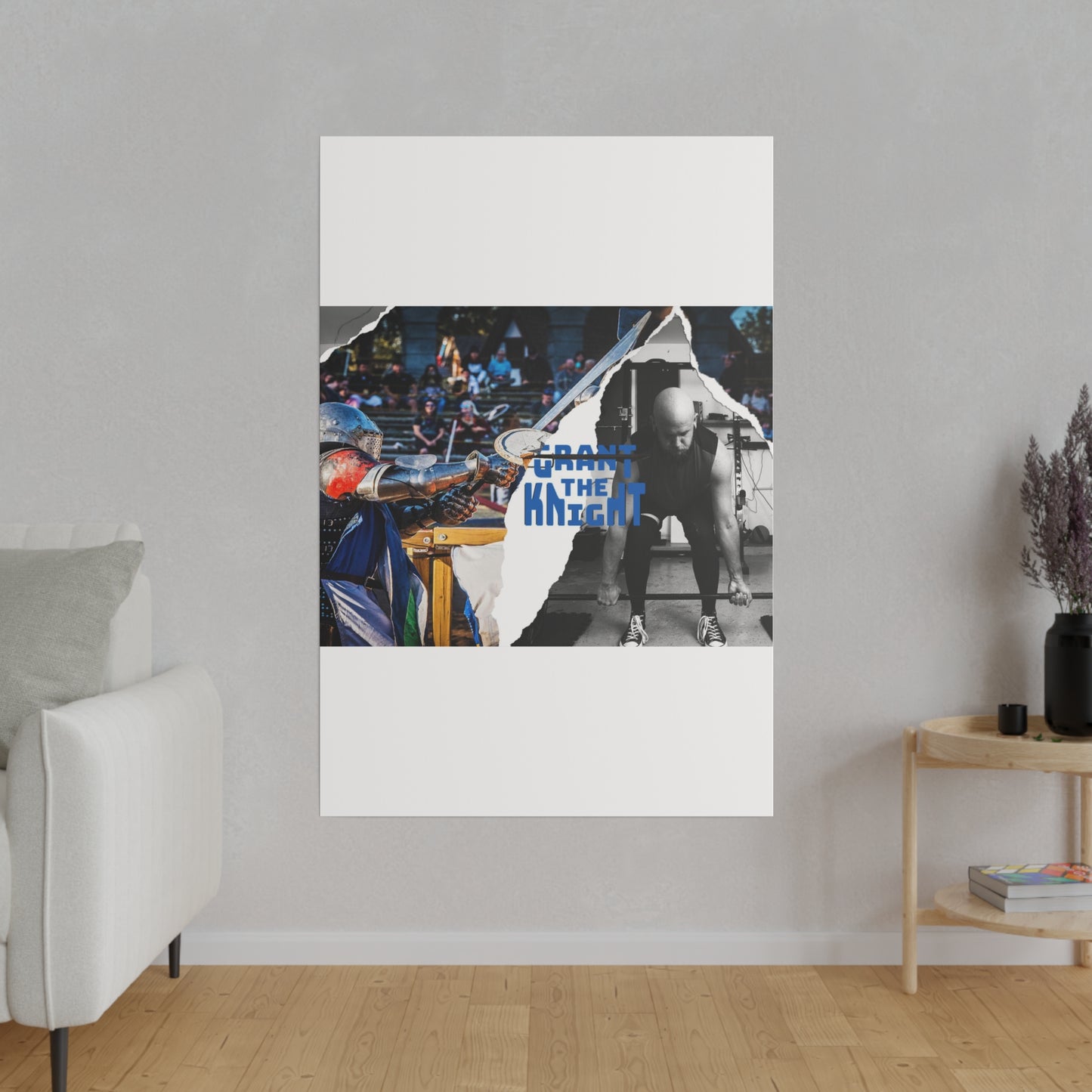 Grant the Knight Banner Canvas