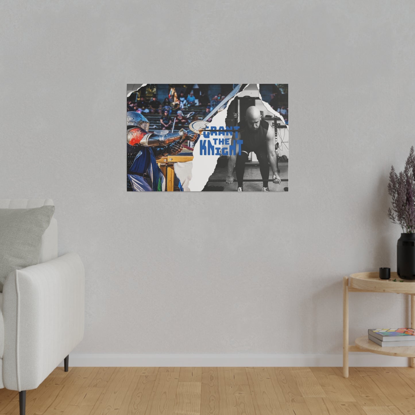 Grant the Knight Banner Canvas