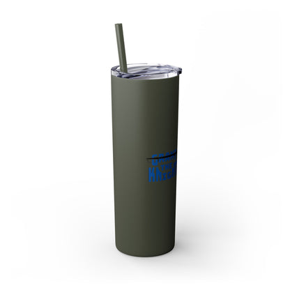 Fit Like a Knight Tumbler with Straw, 20oz