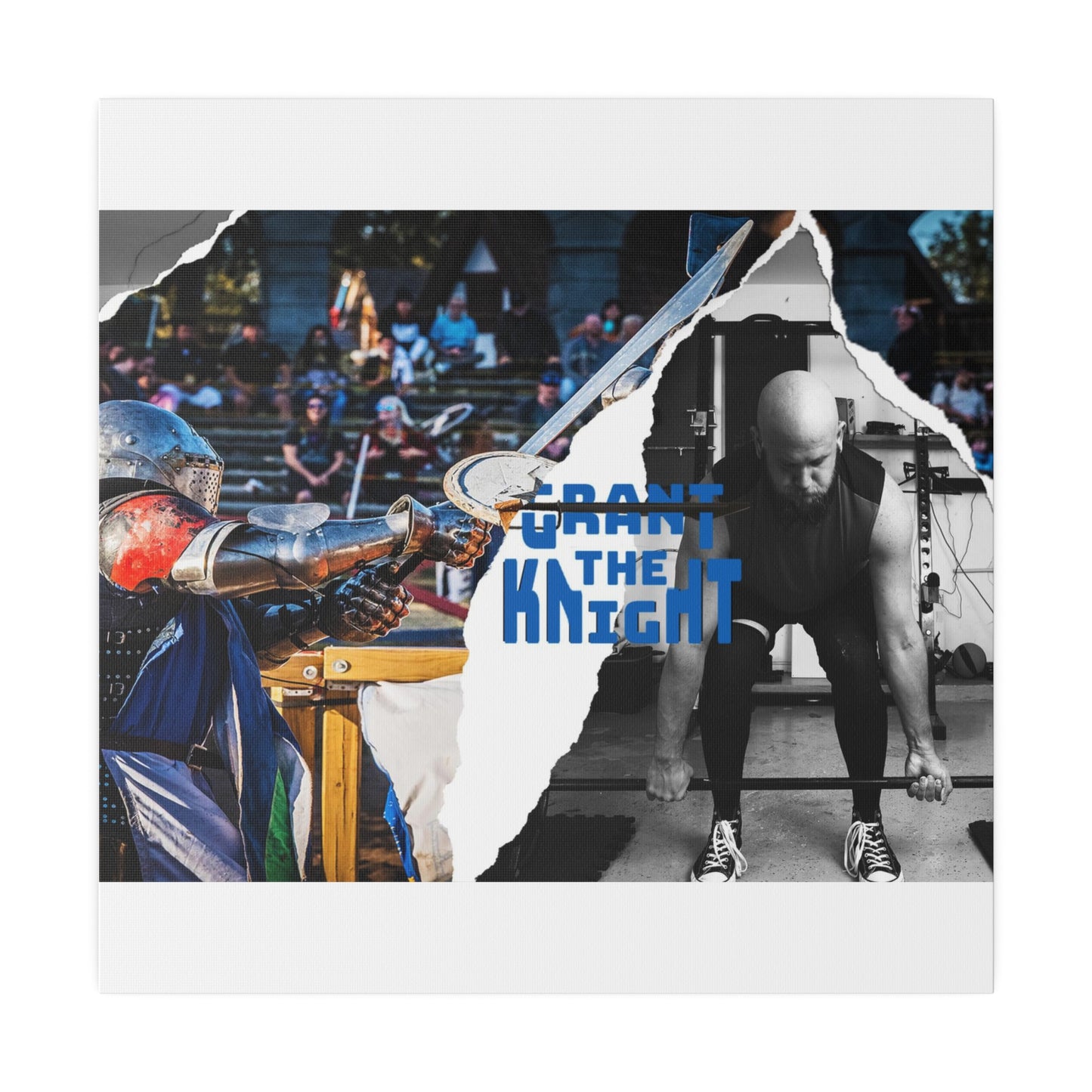 Grant the Knight Banner Canvas