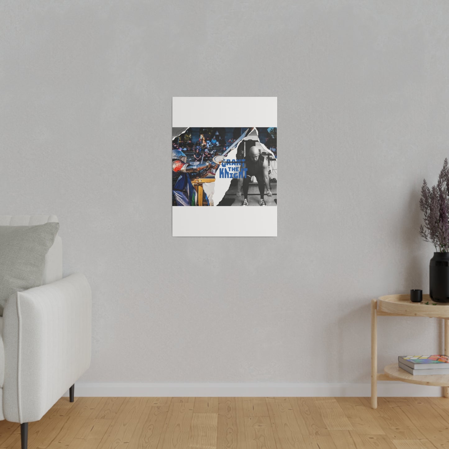 Grant the Knight Banner Canvas