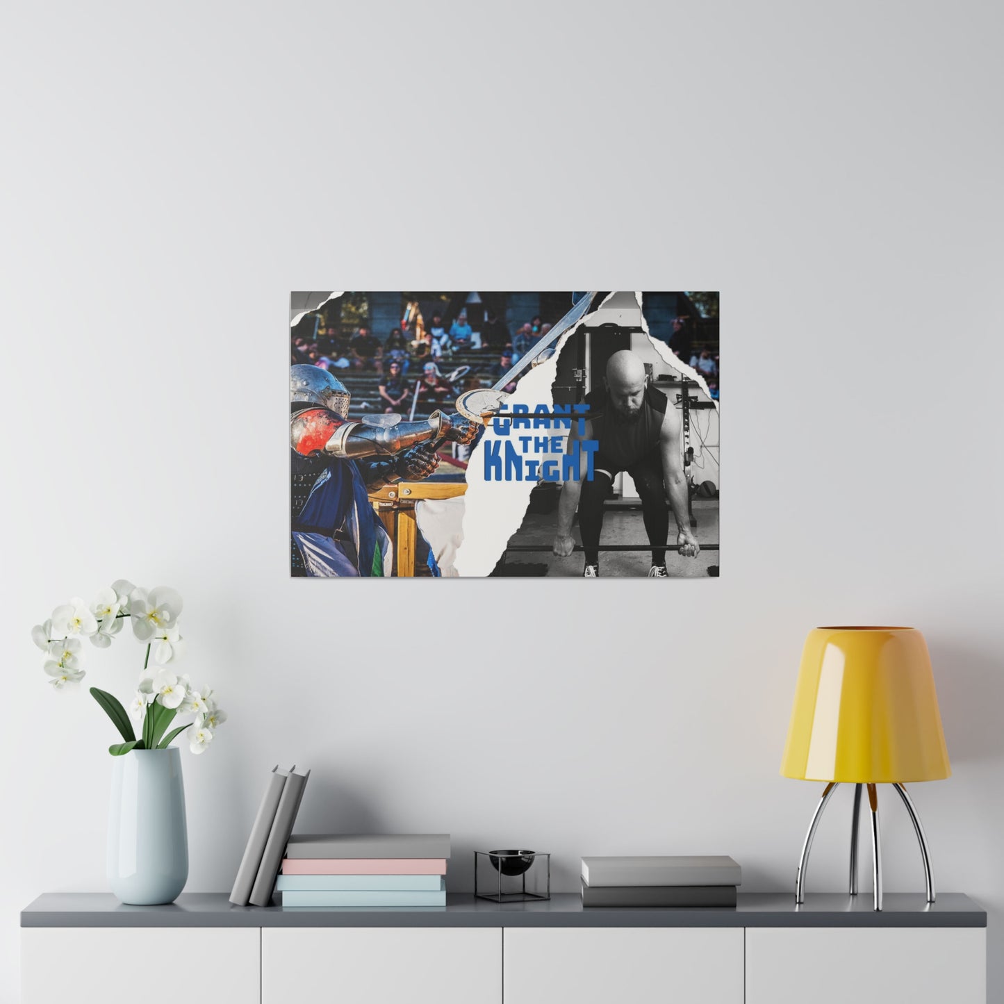 Grant the Knight Banner Canvas