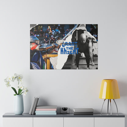 Grant the Knight Banner Canvas
