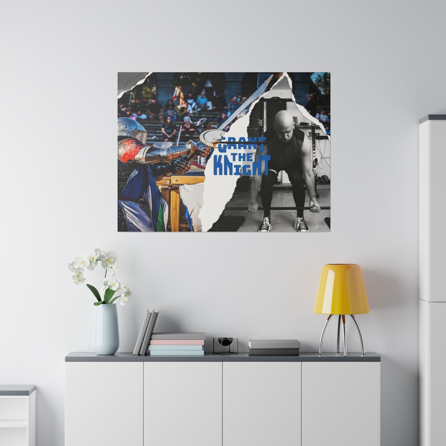Grant the Knight Banner Canvas