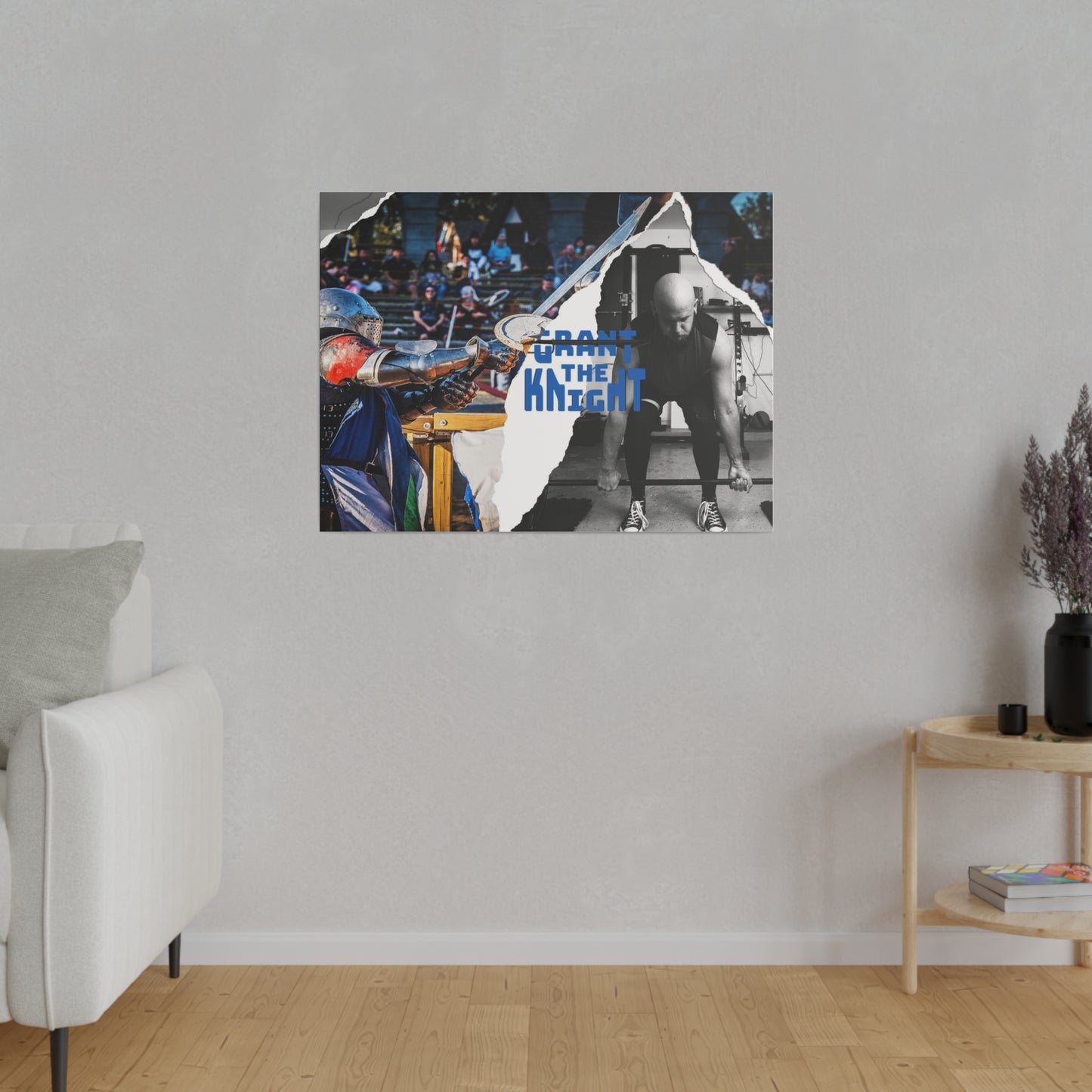 Grant the Knight Banner Canvas
