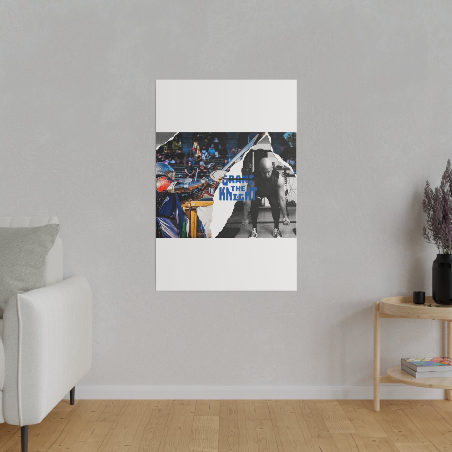 Grant the Knight Banner Canvas