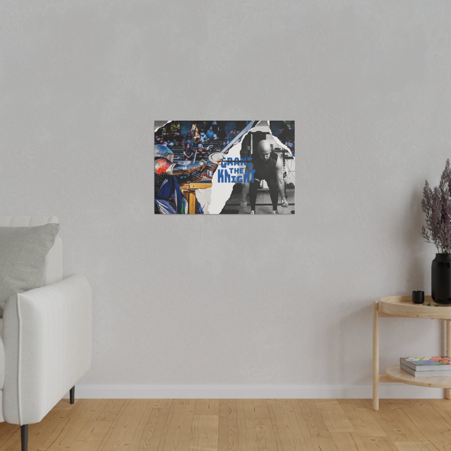 Grant the Knight Banner Canvas