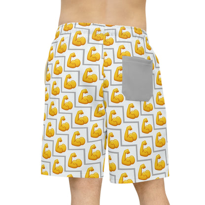 MUSCLE Emoji Athletic Long Shorts