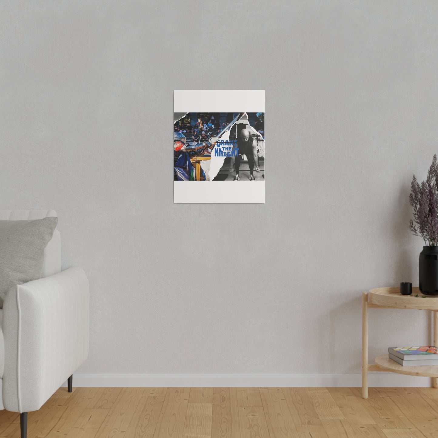 Grant the Knight Banner Canvas