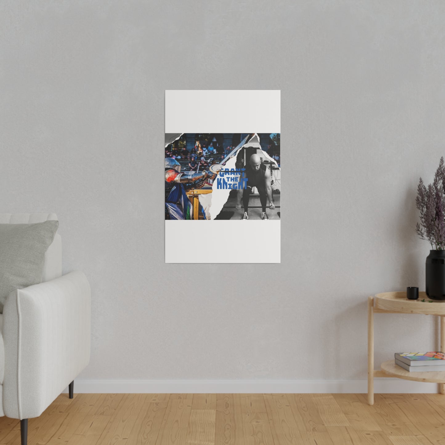 Grant the Knight Banner Canvas