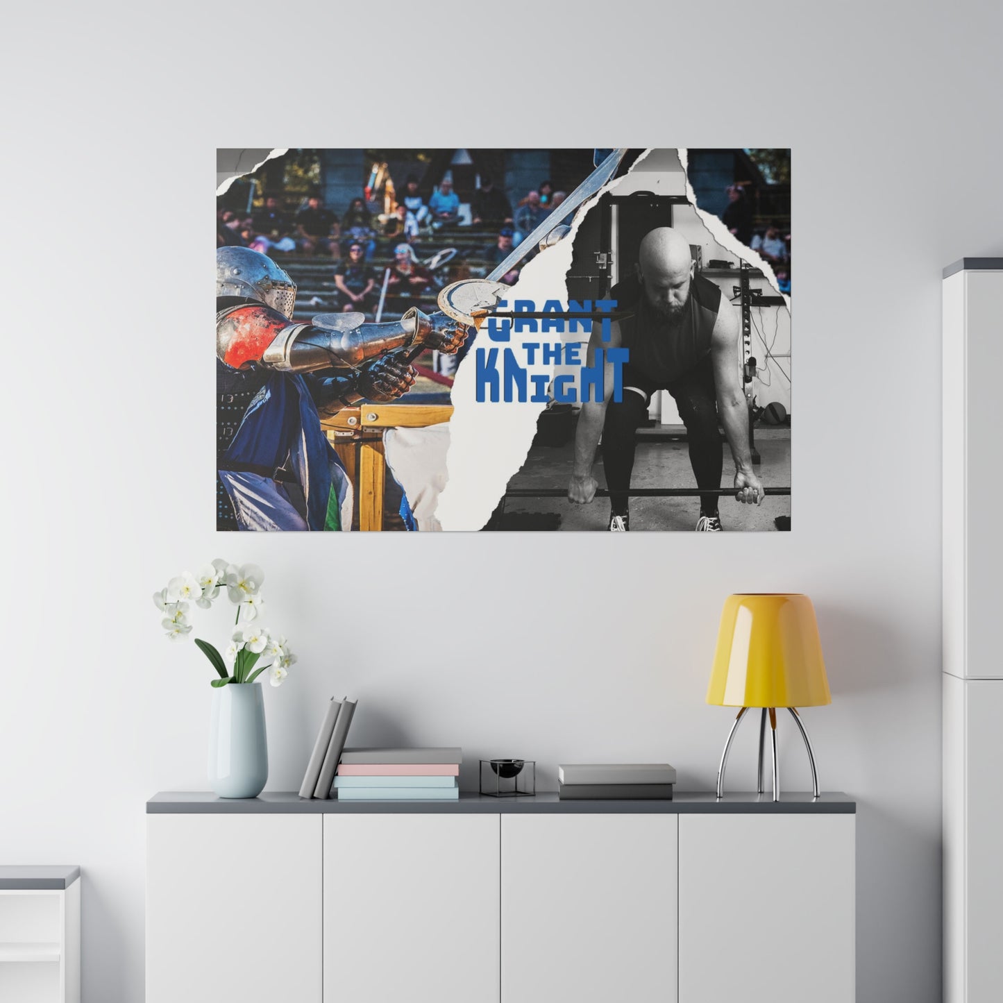 Grant the Knight Banner Canvas