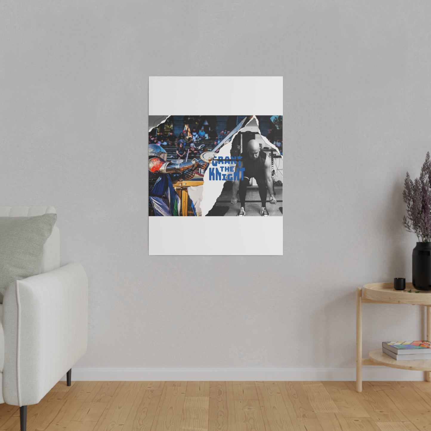 Grant the Knight Banner Canvas