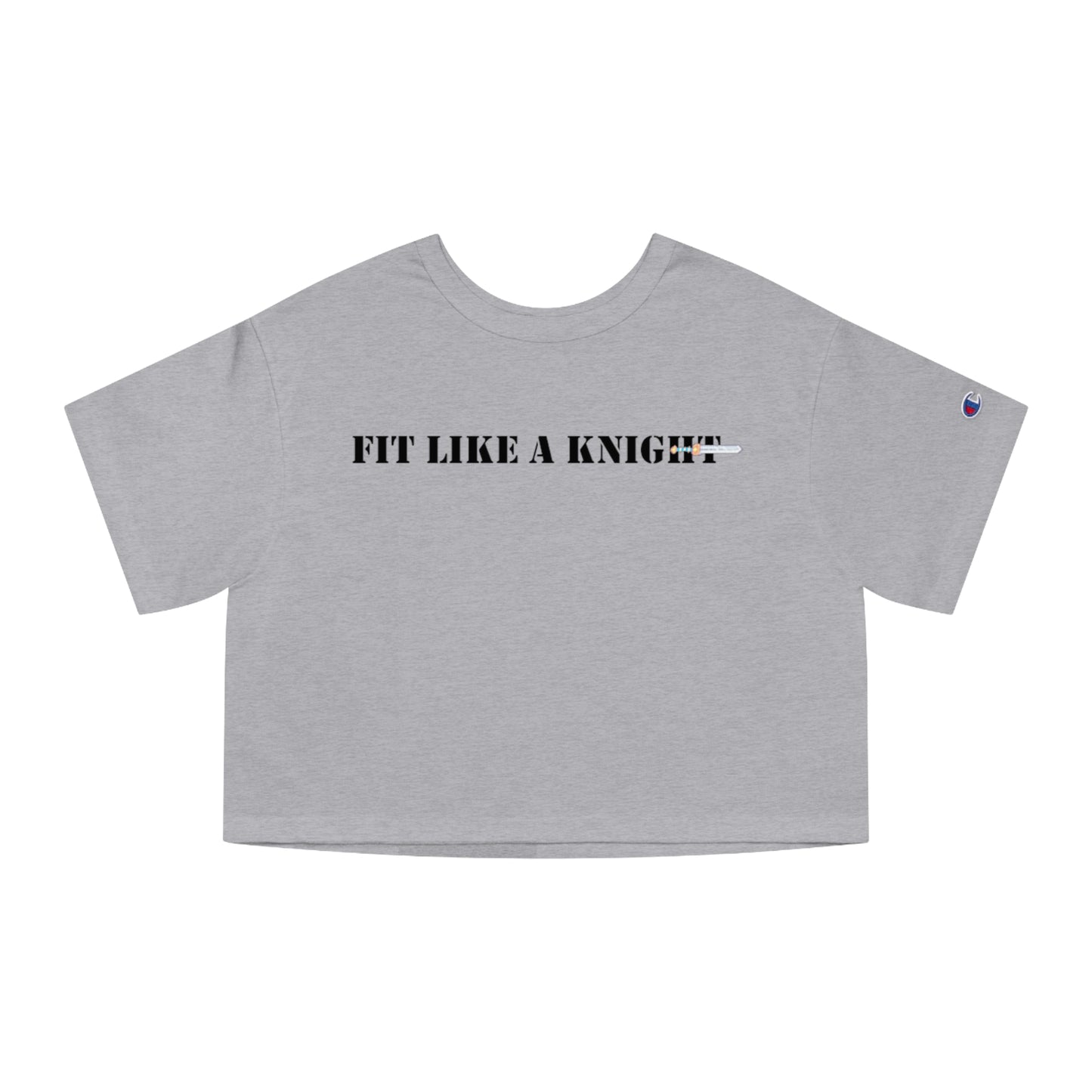 Fit Like a Knight Cropped T-Shirt