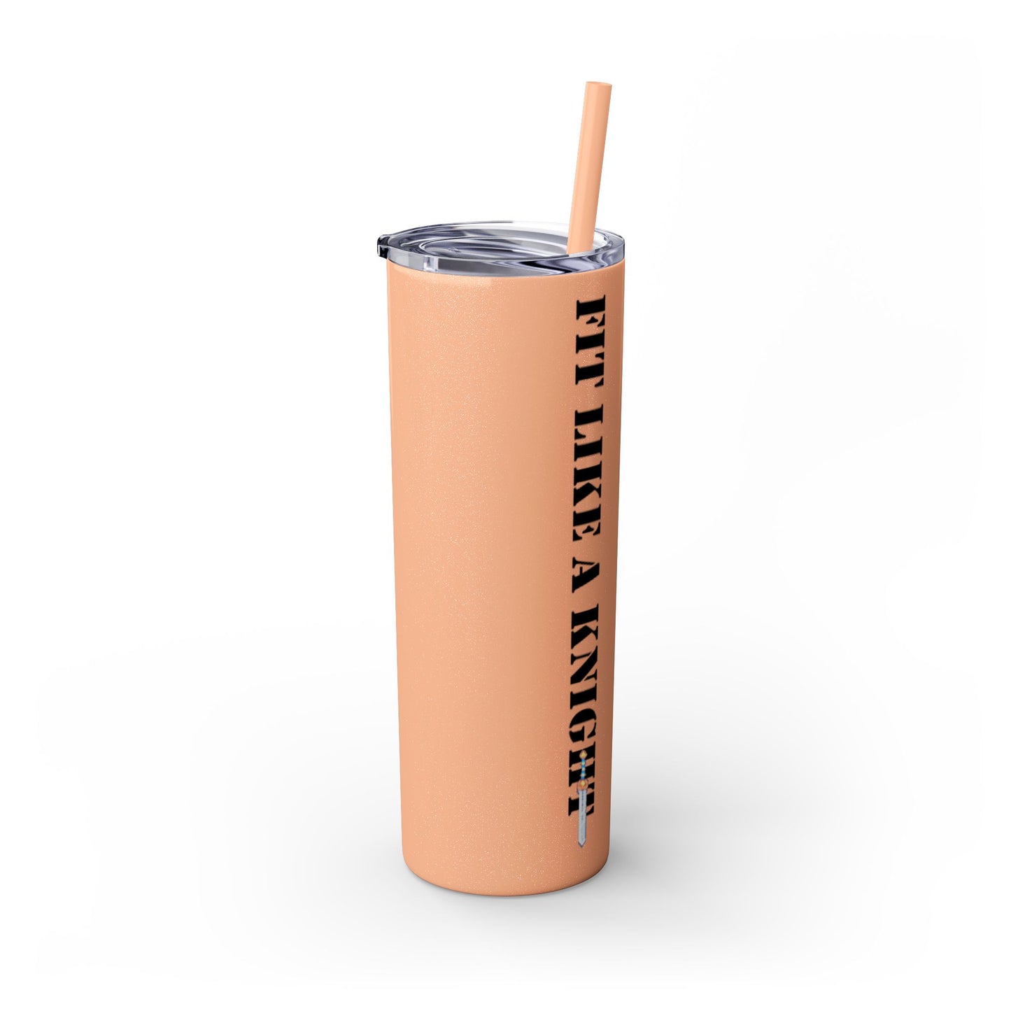 Fit Like a Knight Tumbler with Straw, 20oz