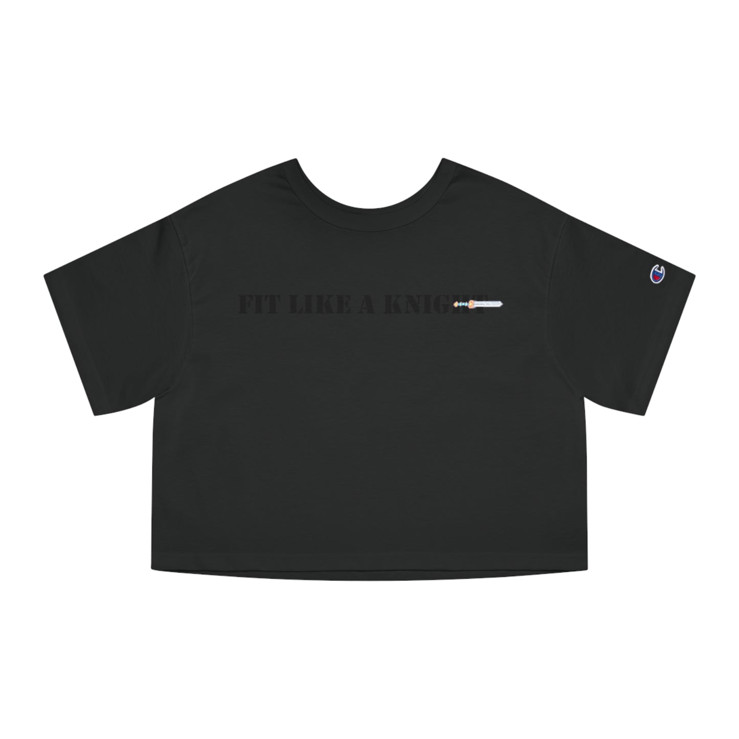 Fit Like a Knight Cropped T-Shirt