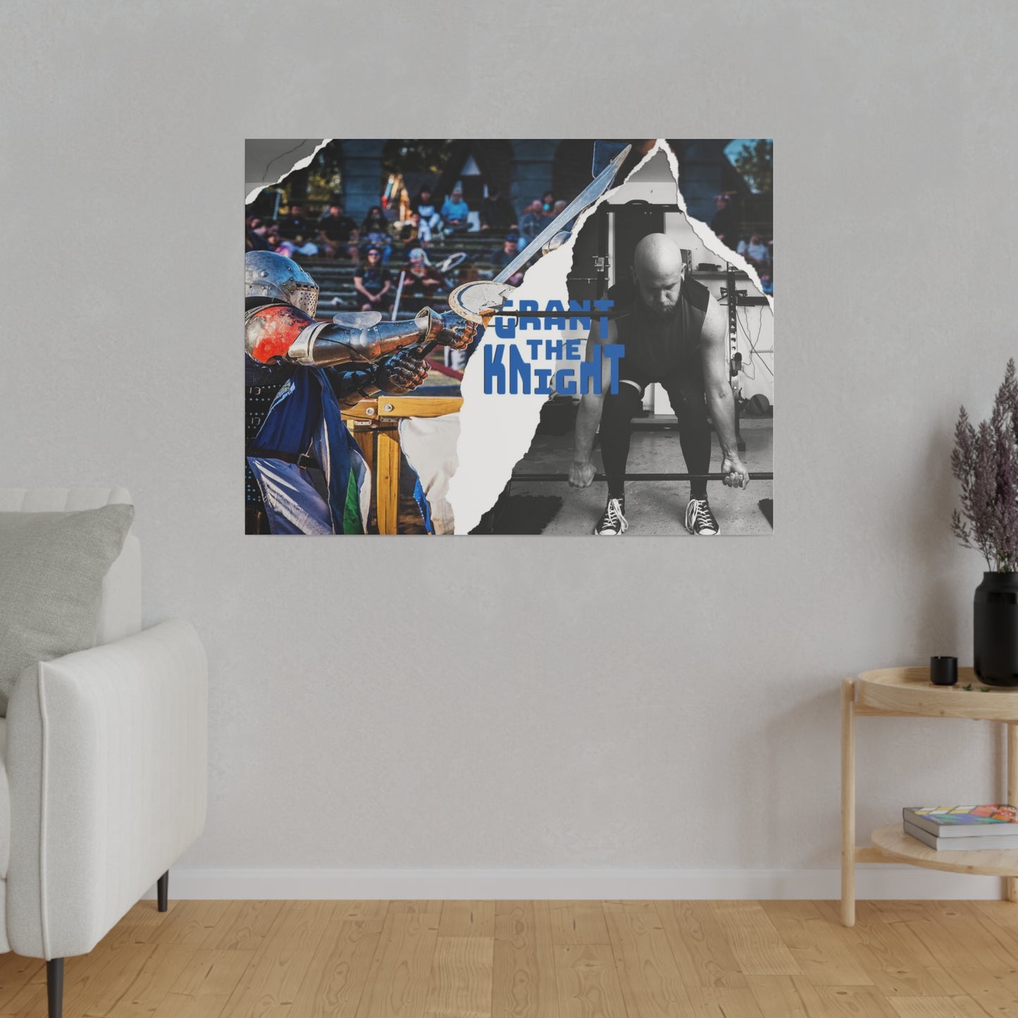 Grant the Knight Banner Canvas