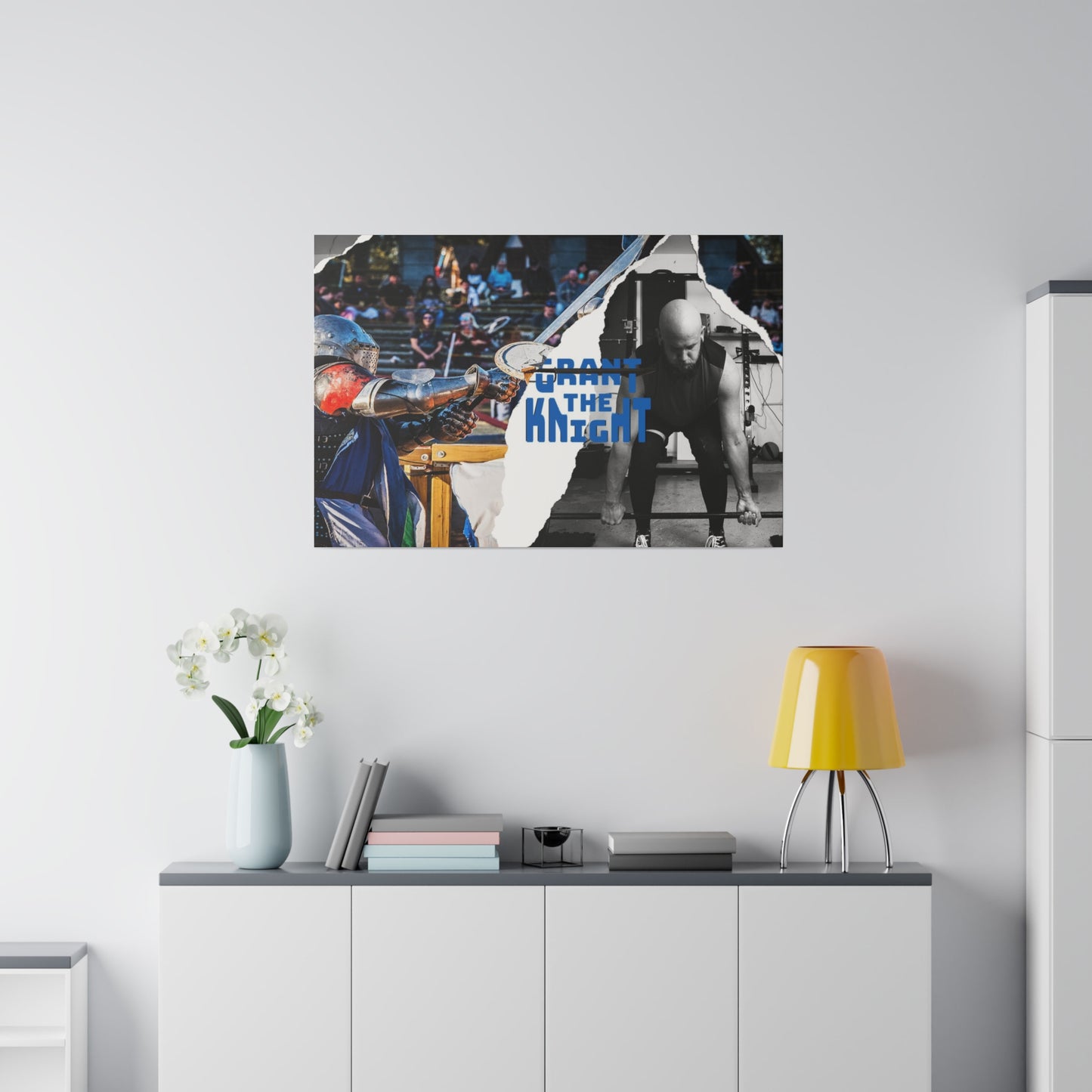 Grant the Knight Banner Canvas