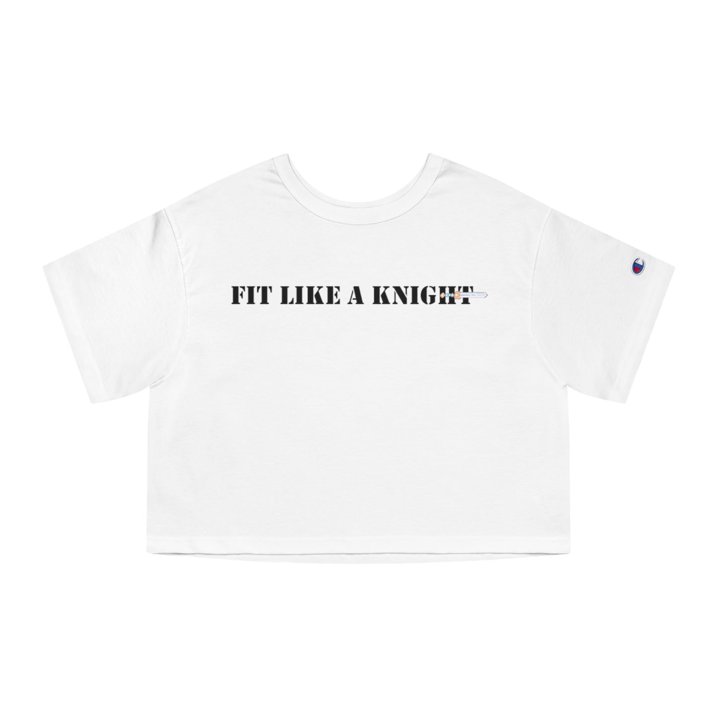 Fit Like a Knight Cropped T-Shirt