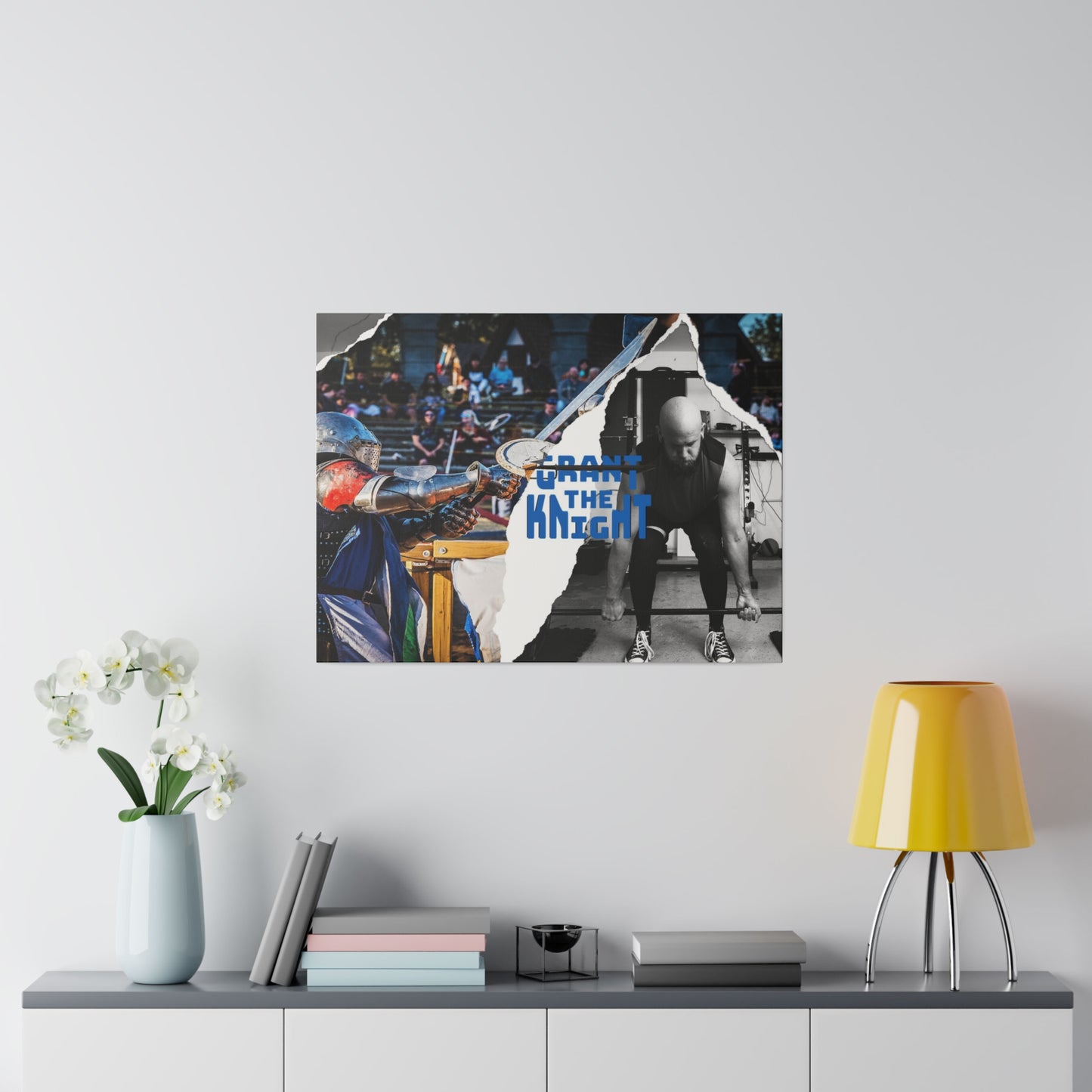 Grant the Knight Banner Canvas